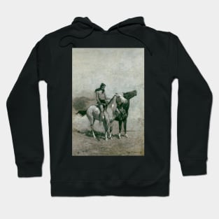 The Fire-Eater Slung His Victim Across His Pony by Frederic Remington Hoodie